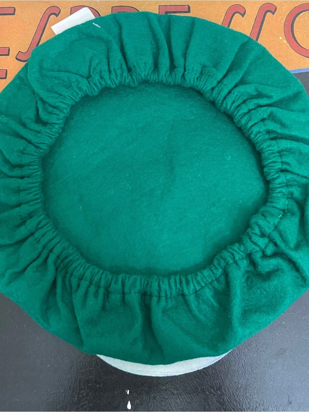 4 Felt French Berets Costume Set in Blue Red Yellow Green NWT